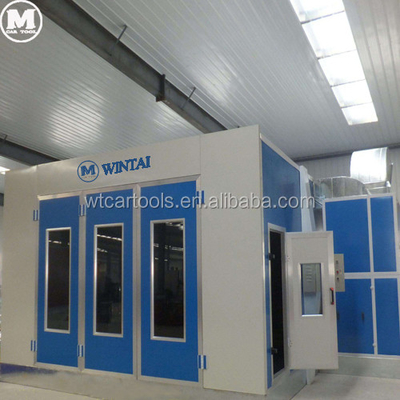 220 वी डीजल बर्नर कार स्प्रे बूथ के साथ आंतरिक आकार 6900*4000*2700 मिमी