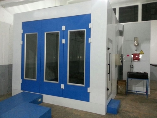 सीई प्रमाणित कार स्प्रे बूथ वायु परिसंचरण प्रणाली के साथ 1 x 7.5kw डायरेक्ट ड्राइव इनटेक फैन