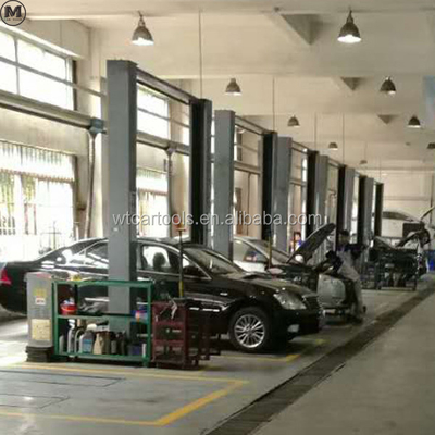 5000KGS 380v 2 पोस्ट कार लिफ्ट डबल सिलेंडर हाइड्रोलिक एसयूवी मिनीबस के लिए