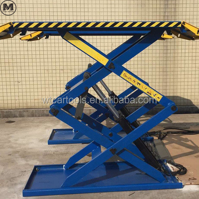 61"/1550mm प्लेटफार्म लंबाई 3 टन डबल सिलेंडर के साथ पोर्टेबल कार लिफ्ट
