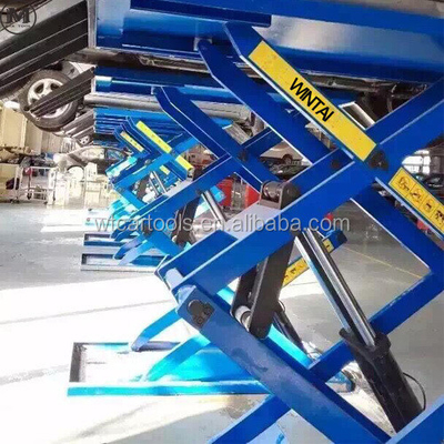 61"/1550mm प्लेटफार्म लंबाई 3 टन डबल सिलेंडर के साथ पोर्टेबल कार लिफ्ट