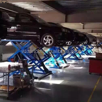 61"/1550mm प्लेटफार्म लंबाई 3 टन डबल सिलेंडर के साथ पोर्टेबल कार लिफ्ट