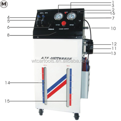 ATF-20DT आर्थिक ऑटो ट्रांसमिशन द्रव विनिमय और क्लीनर मशीन 220v