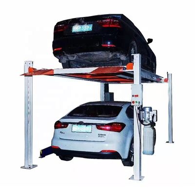 वाहन लिफ्ट के लिए चार पोस्ट पार्किंग लिफ्ट 12 इकाइयों लोड Qty कम रखरखाव लागत