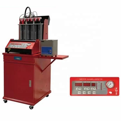 6 सिलेंडर इंजेक्टर परीक्षक और 600 सेकंड इंजेक्शन समय और 250W शक्ति के साथ क्लीनर