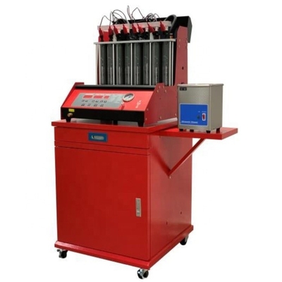 6 सिलेंडर इंजेक्टर परीक्षक और 600 सेकंड इंजेक्शन समय और 250W शक्ति के साथ क्लीनर