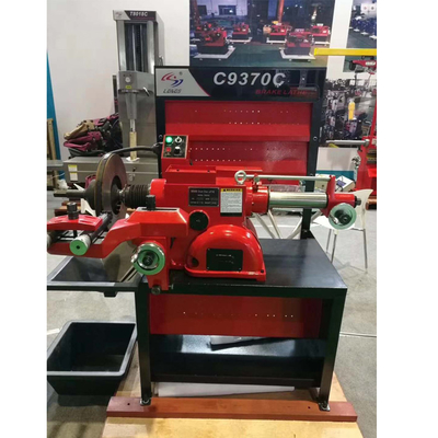350kg 0.75kw ब्रेक ड्रम काटने की मशीन C9370C 3 धुरी गति समायोज्य