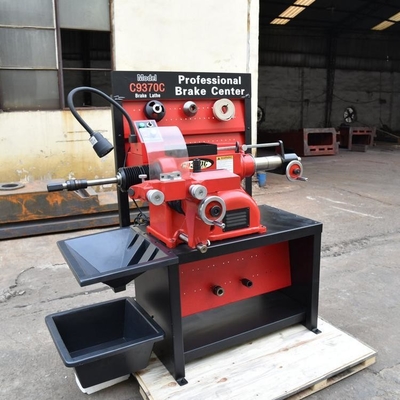 350kg 0.75kw ब्रेक ड्रम काटने की मशीन C9370C 3 धुरी गति समायोज्य