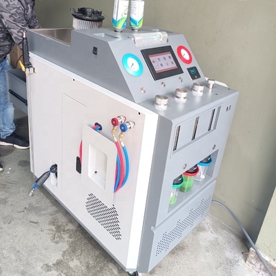 सिलेंडर 500 मिलीलीटर औद्योगिक प्रशीतन वसूली मशीन 110V के लिए एसी हवा ताजा मशीन