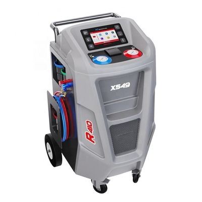 220V 60HZ ऑटोमोटिव R410 एसी गैस रिकवरी मशीन 1100W एसी सेवा के लिए