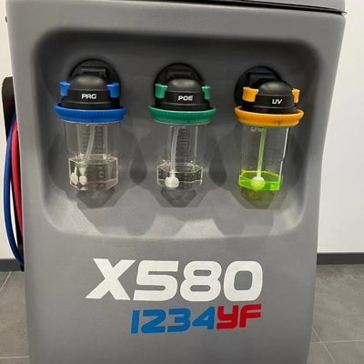 R1234yf ग्रे स्वचालित एसी रिकवरी सिस्टम 350ML उच्च सटीकता के साथ