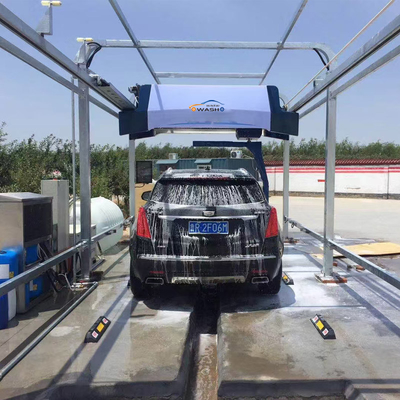 360 जल बचत टचलेस कार वॉशर सेल्फ सर्विस कार वॉश मशीन पूरी तरह से स्वचालित 2080 मिमी वाहन रिवर्स ऑस्मोसिस सिस्टम के लिए