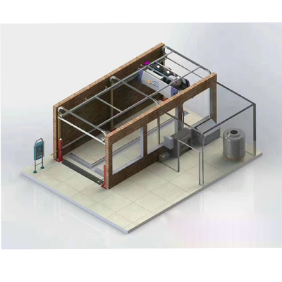 रोलओवर कार वॉश सिस्टम 304 स्टेनलेस स्टील स्वचालित टचलेस कार वॉशिंग रोबोटिक टचलेस कार वॉश उपकरण