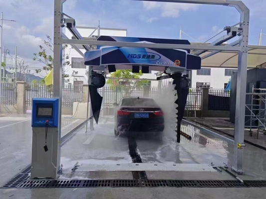 उच्च दबाव स्पर्श मुक्त कार धोने का उपकरण 360 स्वचालित कार धोने की मशीन