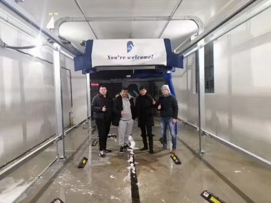 360 डिग्री घुमावदार हथियार बुद्धिमान ब्रशलेस कार वाशिंग मशीन पूरी तरह से स्वचालित