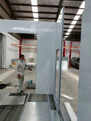 सस्ती कार पेंट स्प्रे बूथ कार कार कार शॉप के लिए इन्फ्रारेड कार पेंटिंग कक्ष