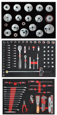 128pcs तेल स्टेशन टूल सॉल्यूशन बाउल के आकार का तेल ग्रिड रिंच टूल होल्डर सेट ऑयल फिल्टर रिंच सेट कार रखरखाव के लिए