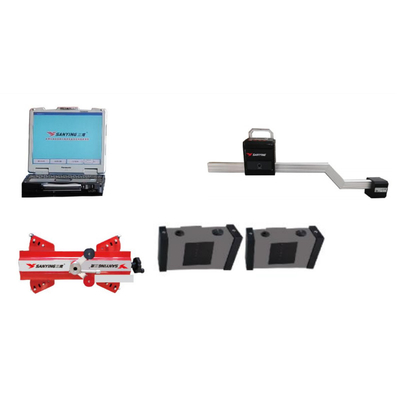 सीसीडी ट्रक व्हील एलाइनमेंट मशीन एलसीडी डिस्प्ले के साथ बस व्हील एलाइनमेंट उपकरण भारी शुल्क एलाइनमेंट मशीन