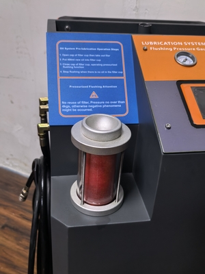 काउंटिंग फंक्शन के साथ स्वचालित स्नेहक तेल सिस्टम फ्लशिंग मशीन