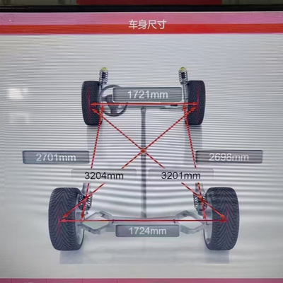 BIVEO आर्थिक 3D ऑटोमोटिव संरेखण उपकरण 80kg 32 "स्क्रीन के साथ