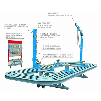 ऑटो बॉडी फ्रेम मशीन कार टक्कर मरम्मत प्रणाली चेसिस सीधी करने वाली बॉडी मरम्मत उपकरण