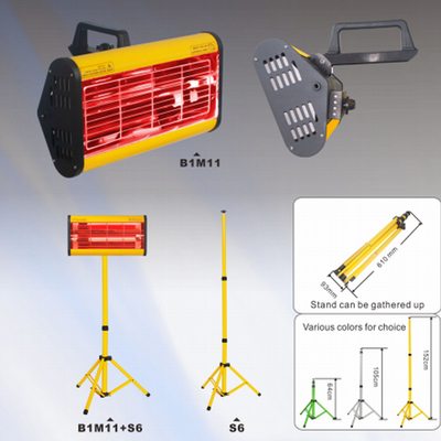 इन्फ्रारेड पेंट बेकिंग लैंप हैंडहेल्ड पेंट क्योरिंग उपकरण कार बेकिंग लाइट्स