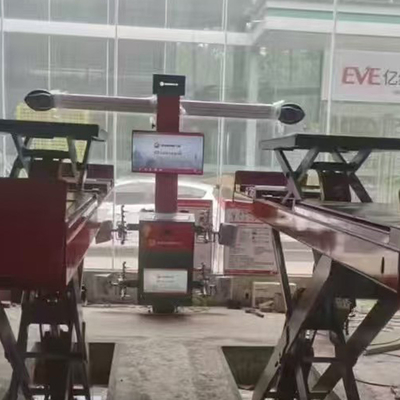 4PCS कैमरा कंप्यूटर कंट्रोल सनशाइन पहिया संरेखण मशीन बहु भाषा समर्थन चार टायर संरेखण मशीन पोर्टेबल पहिया संरेखण मशीन