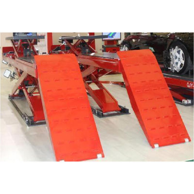 वाई के आकार का वर्टिकल राइज कैंची कार लिफ्ट फॉर व्हील एलाइनिंग लिफ्ट हेवी ड्यूटी 11 सिलेंडर लिफ्टिंग क्षमता 5500 किलोग्राम