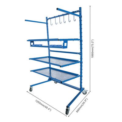 कार बंपर पेंट रैक कार्यशाला ब्रैकेट मरम्मत पेंट ब्रैकेट यूनिवर्सल पेंट स्टैंड