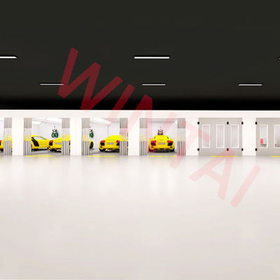 कार पेंट स्प्रे रूम बेकिंग ऑटो तैयारी कमरे पेंटिंग लाइनें