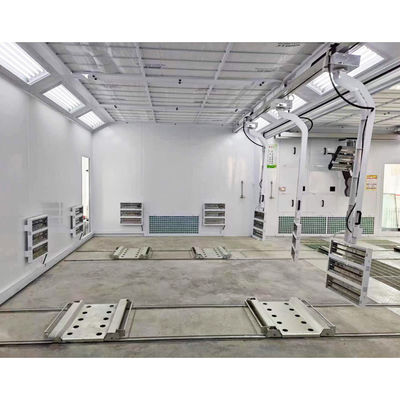 कार पेंट स्प्रे रूम बेकिंग ऑटो तैयारी कमरे पेंटिंग लाइनें