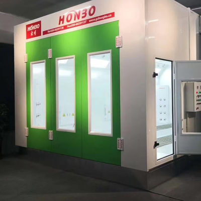 Automotive Paint Spray Booth Diesel Burer  Car Spray Paint Booth Automotive Including platform Paint Booth 4T Auto Body Spray Booth