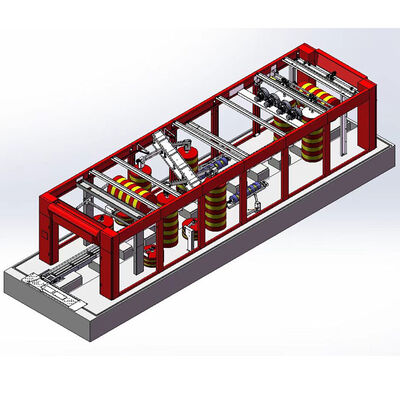 एक साथ चार कार धोना स्वचालित कार धोने की प्रणाली सुरंग प्रकार रोलओवर कार धोने की प्रणाली उच्च दबाव कार धोने की मशीन