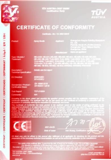 चीन Guangzhou Wintai Car Tools Co., Ltd. प्रमाणपत्र